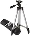 50 Inch Aluminum Camera Tripod For Canon, Nikon, Sony, Samsung, Olympus, Panasonic & Pentax + eCost Microfiber