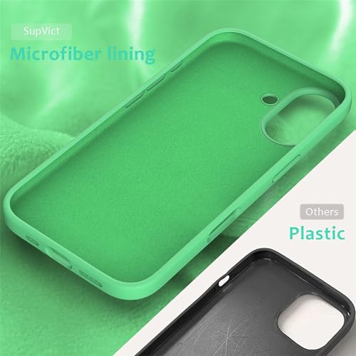 Image of ArmourPro Silicone Back Case for iPhone 16 Soft-Touch Case | Green