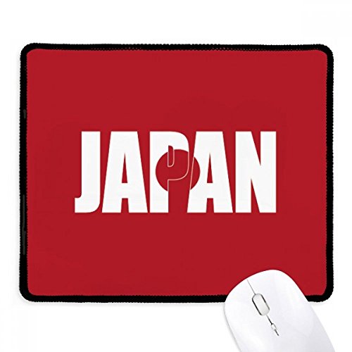 Alfombrilla para ratón de juego Japón antideslizante con costura negra