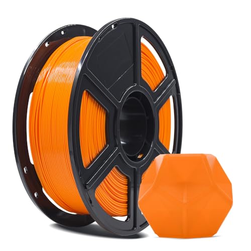 Image of FLASHFORGE 3D Printer Filament, PLA PRO Filament 1.75mm, 1KG Spool (2.2lbs), Dimensional Accuracy + /- 0.02mm for FDM 3D Printers, Better Tenacity & No Knotting (Orange)