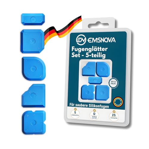 EMSNOVA® Fugenglätter Set 5-teilig – Profi...
