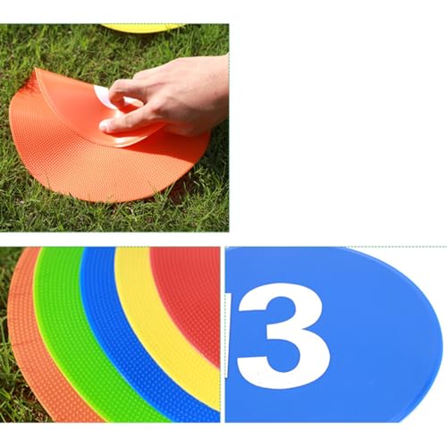 Panneau d'entraînement de football réutilisable YARNOW : pack de 10 repères en PVC salle