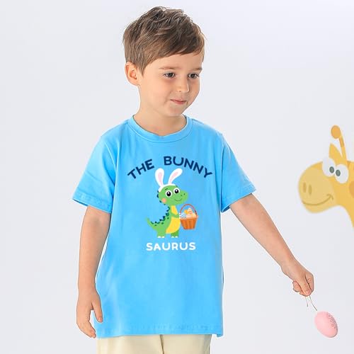 Lovekider Kids Easter Shirts 1-8 Years Toddler Boy Girls Bunny T-Shirt Egg Hunting Squad Will Trade Sister for Eggs Tee4