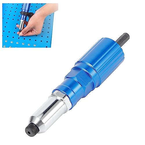 Pistolet à rivets électrique pour perceuse adaptable adaptateur rivetage menuiserie - 4
