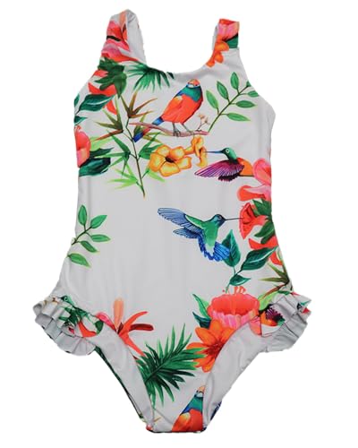 Image of Hopper Island Kids Ruffle One Piece Swimsuit