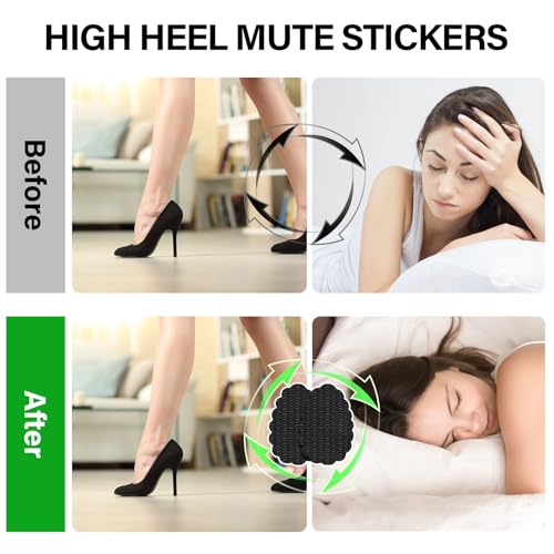 5 pares de almohadillas antideslizantes para suelas de calzado miniatura 4