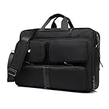 Diseño fácil de usar: este bolso para computadora consta de 4 bolsillos delanteros, diseñados para adaptarse a sus diferentes estilos para diseñar la boca de apertura de la cremallera. El diseño de la correa del equipaje hace que su viaje sea más conveniente. Correa de hombro transpirable, es más cómodo para viajar.