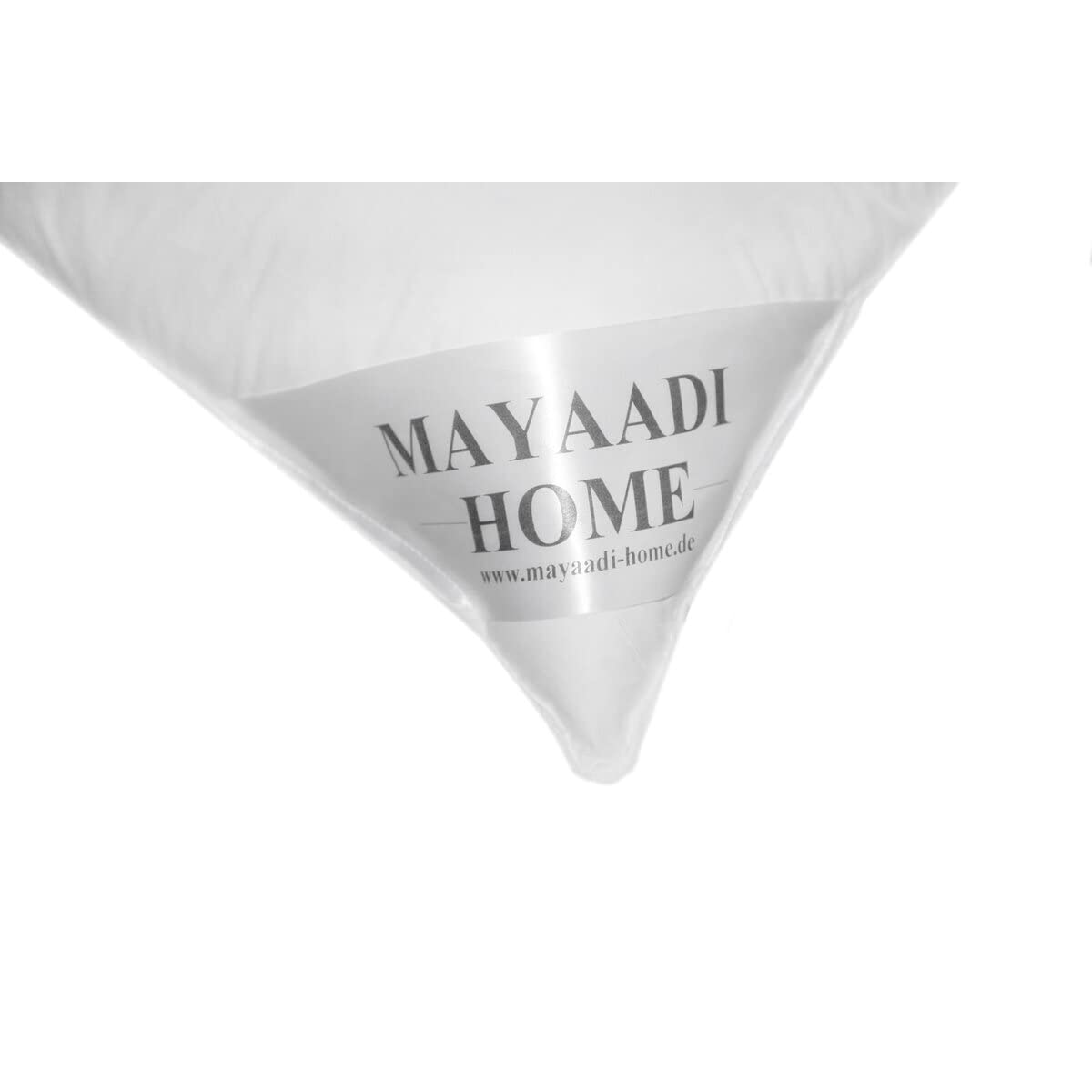 Mayaadi-Home HS91 poduszka 80 x 80 1200 + 200 g. Pióra + PUSY poduszka 3-komorowa 1400 g miękkie gęsie komfort spania poszewka 100% bawełna 100% naturalna poduszka puchowa dla alergików