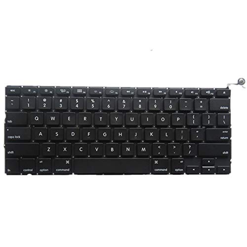 Clavier Apple MC375 Noir US QWERTY de remplacement pour ordinateur portable MacBook