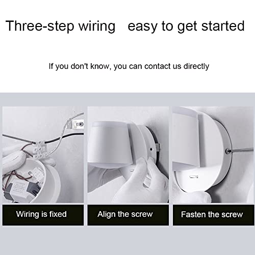 Aplique de pared con interruptor para leer en la cama sin molestar a nadie 8