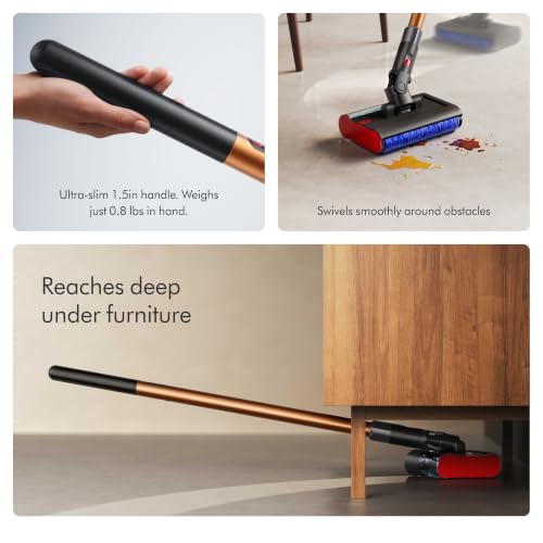 Image of Dyson PencilWashᵀᴹ Cordless Wet Cleaner for Hard Floors - Ultra Slim and maneuverable, Cleans Wet and Dry Messes, 30 Minutes Run time