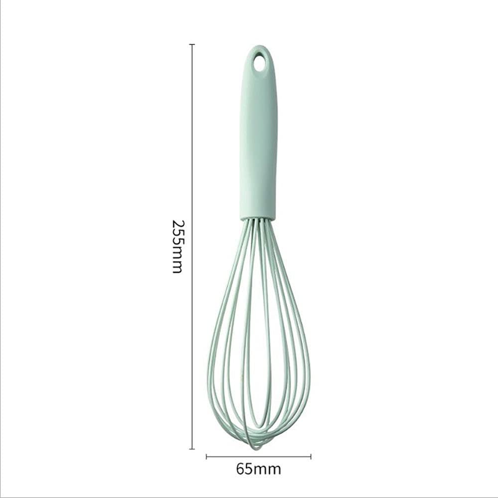 Fruste per cucinare impastatrice manuale per farina, sbattitore manuale per uova Utensili da cucina per la casa, asta di ispirazione multifunzione, frusta per sbattiuova in silicone da 10 pollici (R