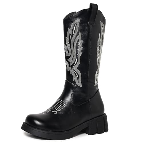 Bottes plateforme femme mode vintage équestre chic Gicoiz