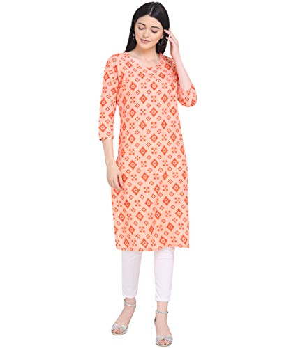 Image of LookMark Women's Cotton Regular Kurta