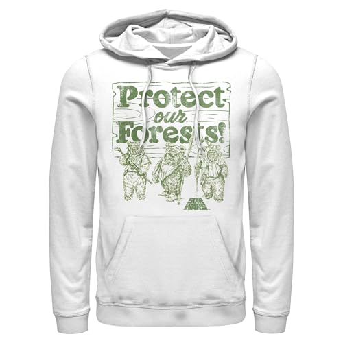 Sweat Star Wars Protect Our Forests homme blanc S pour les sorties urbaines
