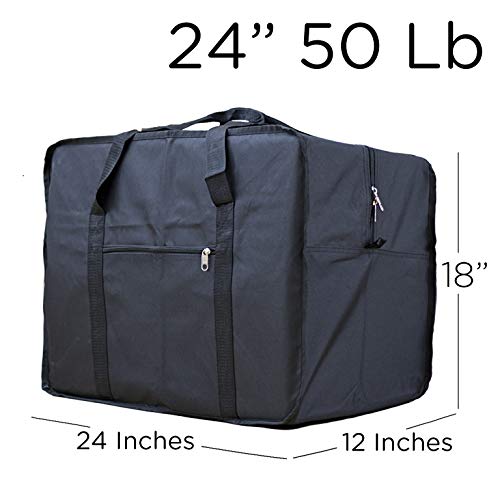 24 Inches Square Cargo Travel Duffle Bag Bolsa Maleta de Lona 50 Lb Cap Luggage Tote