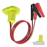GragicSZ Jumper Cables Adapter Compatible with Ryobi 18V Battery, 8AWG 2FT Portable Battery Jump Starter Automotive Booster Cables Power for Car Jump Starting Using Tool