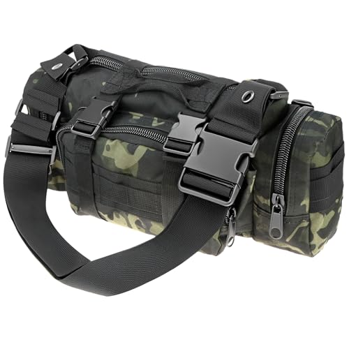 QWORK® Angel Tasche, Fishing angeltasche, wasserdichte Outdoor-Tragetasche zum Angeln und wandern, 35 x 18 x 14 cm