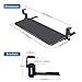 LTIMABO Keyboard Tray Under Desk-Keyboard Holder with C Clamp Hardware-Easy to Install-25.59inch x 9.44inch-Black