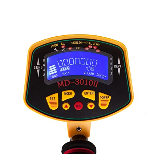 Metaaldetector MD-3010II Professionele metaaldetector elektronische locator professionele ondergrondse radio metalen locator 7.5khz Lcd En geluidsmodusdetectie Voor volwassen kind - Image 3