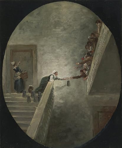 Pintura murales decor Hubert Robert lienzo fino para interiores elegantes