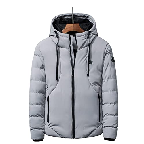 Manteau chauffant homme et femme veste thermique noire imperméable
