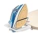 Brabantia Size B Ironing Board (49x15 in) 7 Height Options, Adjustable Steam Iron Rest Holder (Ice Water) Non-Slip Feet, Anti-Collapse Child Locks