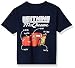 Disney Toddler Boys' Lightning McQueen Short Sleeve T-Shirt, Navy, 4T