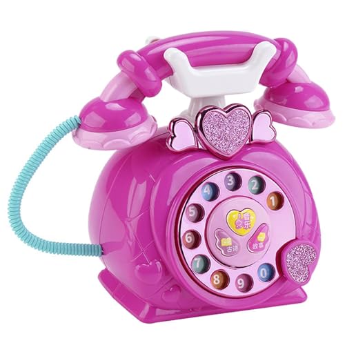 Image of Zest 4 Toyz Musical Toys for Kids | Telephone for Kids | Telephone Toy | Pretend Play Toys | Light & Sound Toys | Birthday Gift for Boys and Girls - Pink