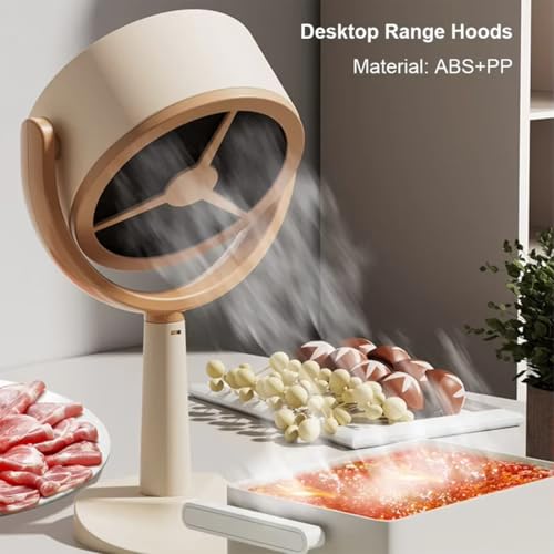 Campana extractora portátil que elimina humo y grasa con extractor ajustable 8