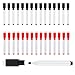 Produktbild XoeLLe Whiteboard Marker,30 Stück Trocken Abwischbare Marker, Whiteboard Marker mit Feiner Spitze, Folienstift Geruchsarmer Erase Marker mit Radiergummi zum Beschriften von Metall, Keramik, Tafeln