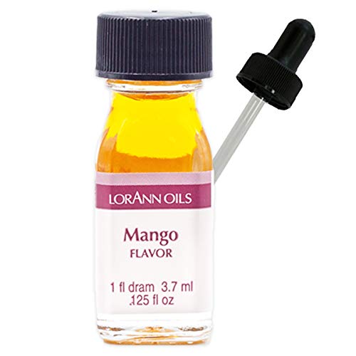 Lorann Mango Ss Flavor Flavor, 1 Dram Bottle (.0125 Fl Oz - 3.7Ml - 1 Teaspoon) - Includes A Dropper #TOP27