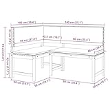 Garteneckbänke Test