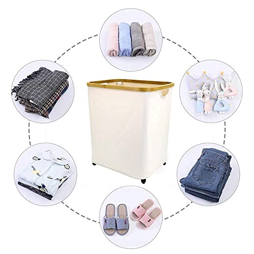 Guofa Laundry Hamper With Wheels thumb #6