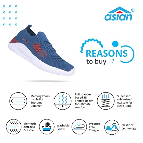Image of ASIAN Men's Hattrick-26 Sports,Running,Walking,Gym Shoes & Casual Sneaker Shoes for Men's & Boy's