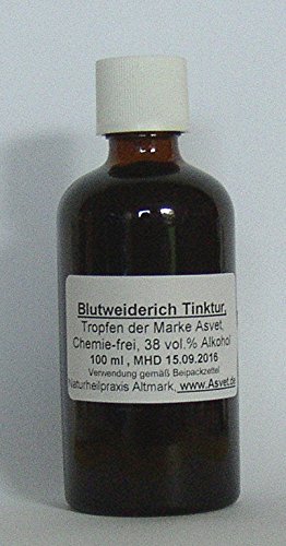 100ml Blutweiderich Tinktur, Tropfen, Zubereitung ohne Chemie !