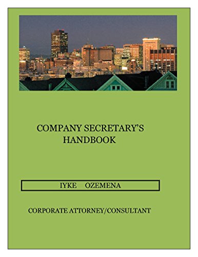 COMPANY SECRETARY'S HANDBOOK: Company Administrators Reference Book