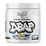 DBAP Extreme High Stim Pre-Workout Powder | 400mg Caffeine | Beta Alanine, Betaine Anhydrous, Electrolytes & Focus | High Stimulant Pre Workout Supplement | 20 Servings,Sour Skyburst