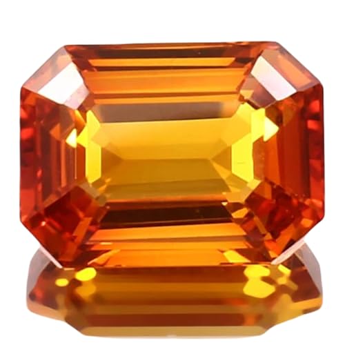 Saphir naturel orange idéal pour fabriquer vos bagues et bijoux DIY