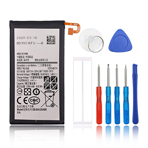 SwarKing Replacement Battery Compatible with Samsung Galaxy A3 2017 SM-A320 EB-BA320ABE with Toolkit