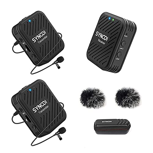 Microphone sans fil 2,4 G à double émetteur Karlak G1 pour captation audio claire à 50 m