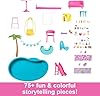 Barbie Dreamhouse, Pool Party Doll House with 75+ Pieces and 3-Story Slide, House Playset, Pet Elevator and Puppy Play Areas #2