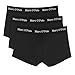 Produktbild Marc O'Polo 3er Pack Herren Boxershorts Trunks Essentials Organic Cotton Stretch, Farbe:Schwarz, Größe:L, Artikel:-990 Black