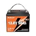 12V 50Ah LiFePO4 Lithium Battery for Trolling Motor, 50A BMS 4000+ Deep Cycle Output Power 640W Lithium Iron Phosphate Battery Perfect for RV Fish Finder Marine