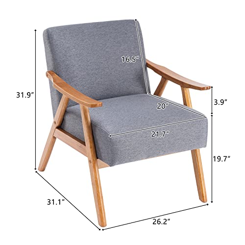 VINGLI Mid Century Armchair - Image 5