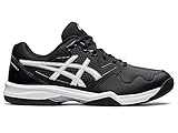 ASICS Men's Gel-Dedicate 7 Tennis Shoes, 10.5, Black/White