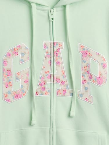 Image of GAP Women's Logo Hoodie Hooded Full Zip Sweatshirt