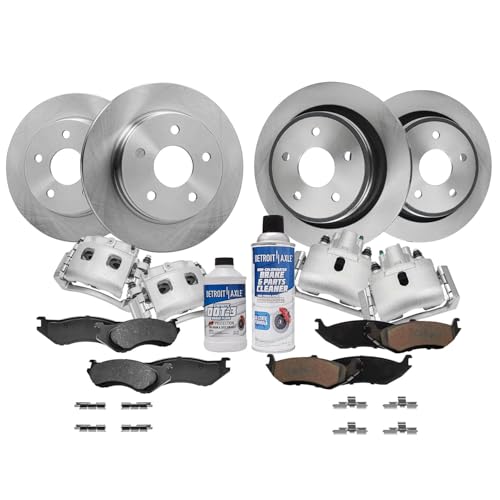 Image of Detroit Axle - Brake Kit for 05-06 Durango 2002-2005 Dodge Ram 1500