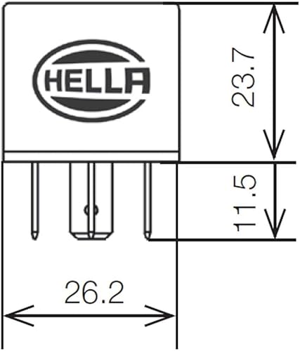 Miniatura 2 de HELLA 933332291 Relé 12V 2040A Spdt Res, Multi
