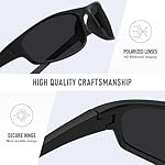 Sports Polarized Sunglasses for Men Women Wrap Around Sun Glasses Fishing Cycling Driving Running UV Protection - Image 4